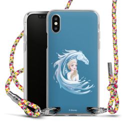 New Carry Case Transparent Stoff colourful/silber