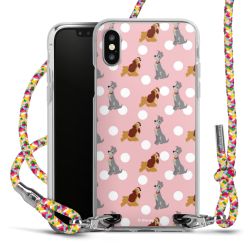 New Carry Case Transparent Stoff colourful/silber