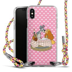 New Carry Case Transparent Stoff colourful/silber