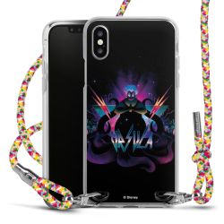 New Carry Case Transparent Stoff colourful/silber