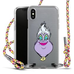 New Carry Case Transparent Stoff colourful/silber