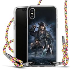 New Carry Case Transparent Stoff colourful/silber