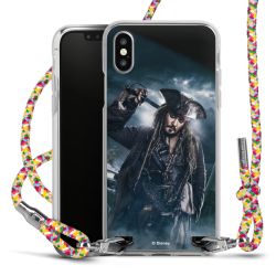 New Carry Case Transparent Stoff colourful/silber