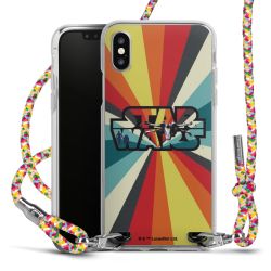 New Carry Case Transparent Stoff colourful/silber