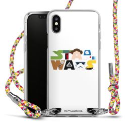 New Carry Case Transparent Stoff colourful/silber