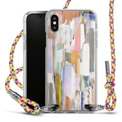 Carry Case Transparent Fabric colourful