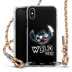 New Carry Case Transparent Stoff colourful/silber