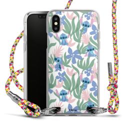 New Carry Case Transparent Stoff colourful/silber