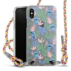 New Carry Case Transparent Stoff colourful/silber