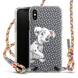 New Carry Case Transparent Stoff colourful/silber