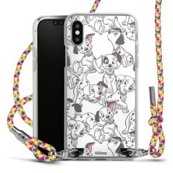 New Carry Case Transparent Stoff colourful/silber