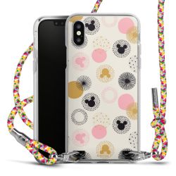 New Carry Case Transparent Stoff colourful/silber