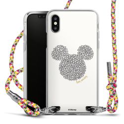 New Carry Case Transparent Stoff colourful/silber