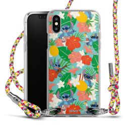 New Carry Case Transparent Stoff colourful/silber