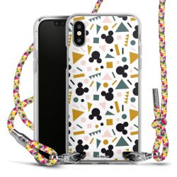 New Carry Case Transparent Stoff colourful/silber