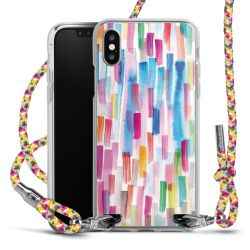 Carry Case Transparent Fabric colourful