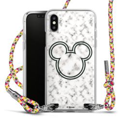 New Carry Case Transparent Stoff colourful/silber