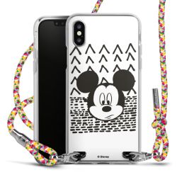 New Carry Case Transparent Stoff colourful/silber