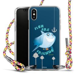 New Carry Case Transparent Stoff colourful/silber