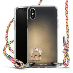 New Carry Case Transparent Stoff colourful/silber