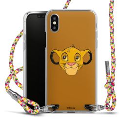 New Carry Case Transparent Stoff colourful/silber