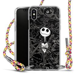 New Carry Case Transparent Stoff colourful/silber