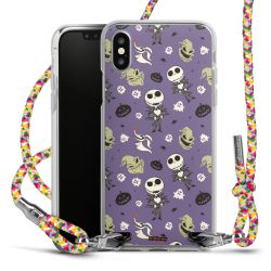 New Carry Case Transparent Stoff colourful/silber