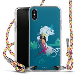 New Carry Case Transparent Stoff colourful/silber