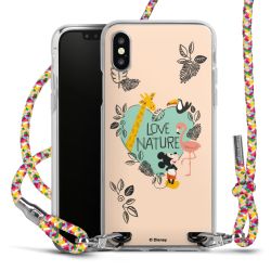 New Carry Case Transparent Stoff colourful/silber