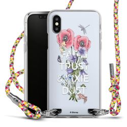 New Carry Case Transparent Stoff colourful/silber