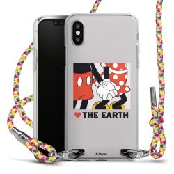 New Carry Case Transparent Stoff colourful/silber