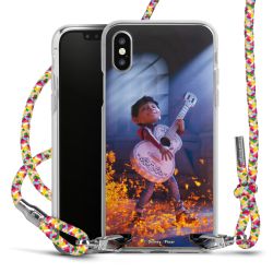 New Carry Case Transparent Stoff colourful/silber