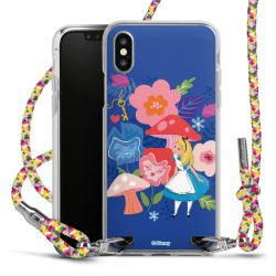 New Carry Case Transparent Stoff colourful/silber