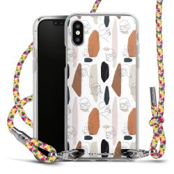 New Carry Case Transparent Stoff colourful/silber