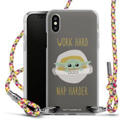 New Carry Case Transparent Stoff colourful/silber