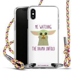 New Carry Case Transparent Stoff colourful/silber