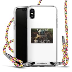 New Carry Case Transparent Stoff colourful/silber