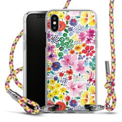 Carry Case Transparent Fabric colourful