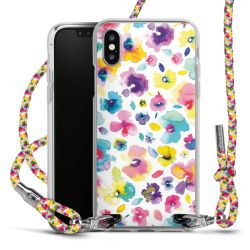 Carry Case Transparent Fabric colourful