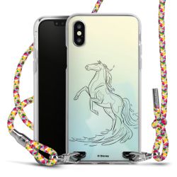 New Carry Case Transparent Stoff colourful/silber