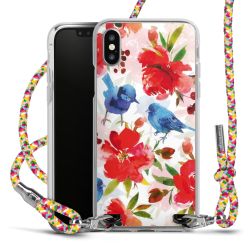 Carry Case Transparent Fabric colourful