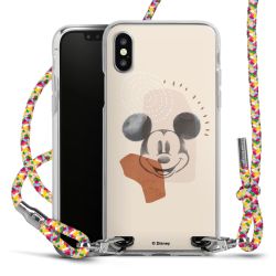 New Carry Case Transparent Stoff colourful/silber