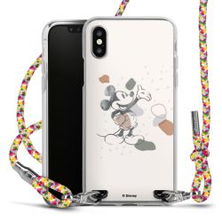 New Carry Case Transparent Stoff colourful/silber