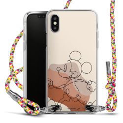 New Carry Case Transparent Stoff colourful/silber