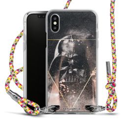 New Carry Case Transparent Stoff colourful/silber