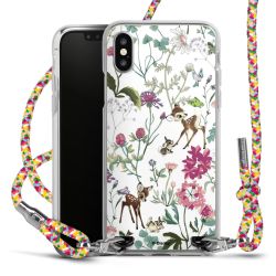 New Carry Case Transparent Stoff colourful/silber