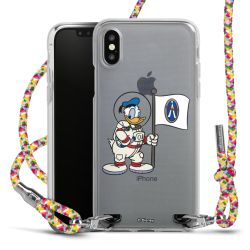 New Carry Case Transparent Stoff colourful/silber