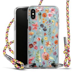 Carry Case Transparent Fabric colourful