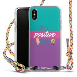 New Carry Case Transparent Stoff colourful/silber