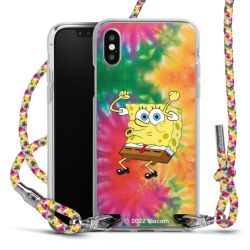 New Carry Case Transparent Stoff colourful/silber